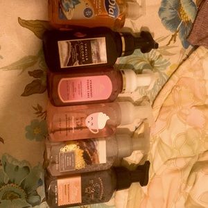 Bath and body works soap and shower gels